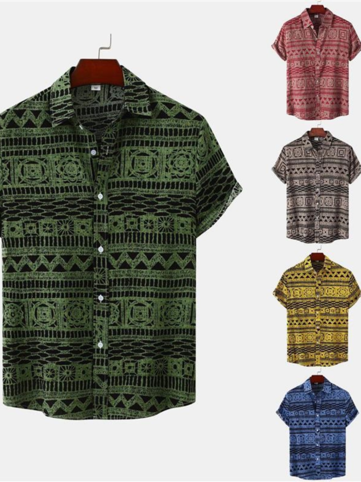 Urban Ethnic Fashion - Lato 2026, męska koszula z krótkim