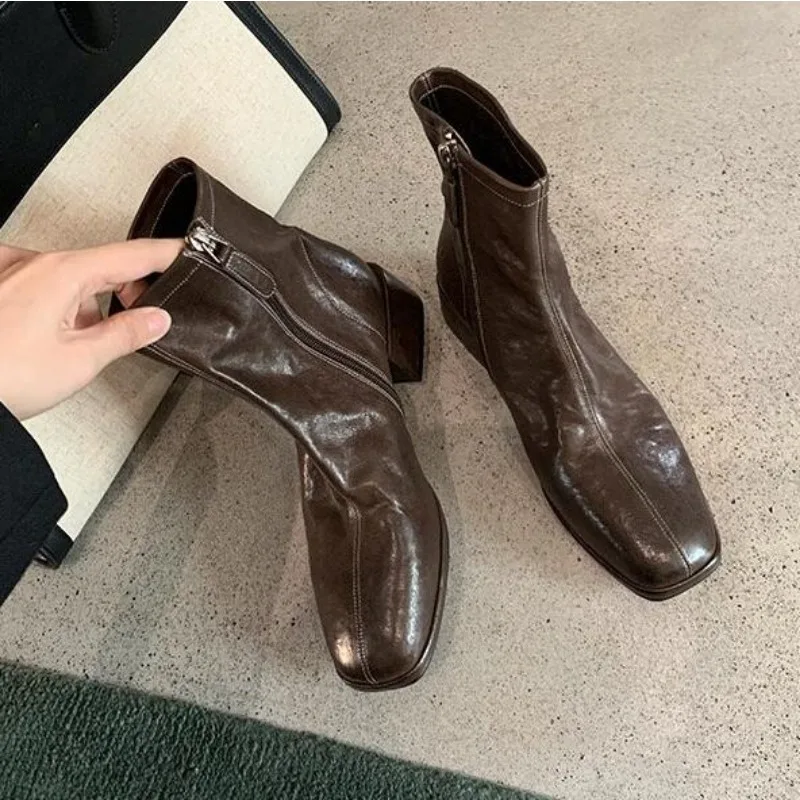 Ethnic Fashion Design - Nowe Damskie Buty Projektanckie Botki na