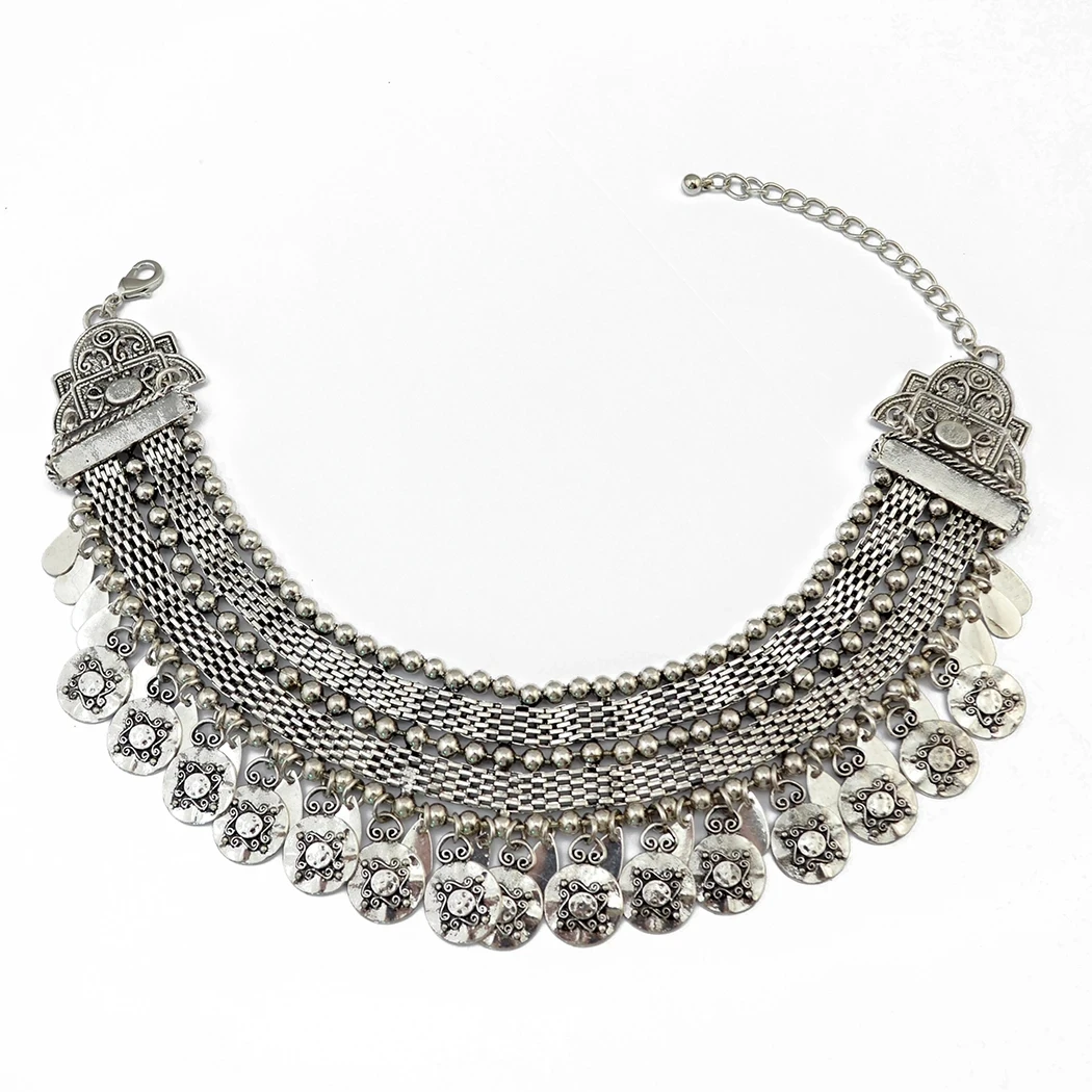 Ethnic Fashion Pakistan - Pakistańskie tureckie etniczne naszyjniki typu choker