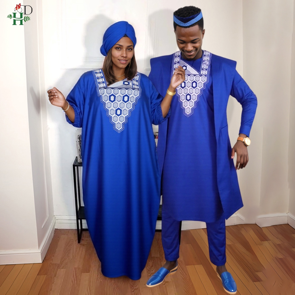 Boubou Men Africa - Sukienka Dashiki Afrykańska Plus Size Damska