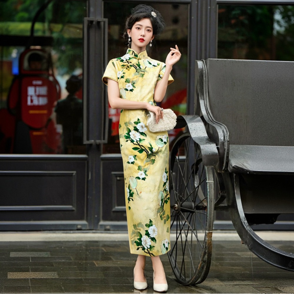 Ethnic Fashion Wear - Sukienka Qipao dla kobiet, odzież, moda,