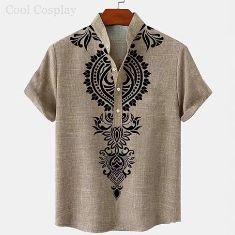 Męskie koszulki retro Henley z – Ethnic Fashion For Men recenzja i cena