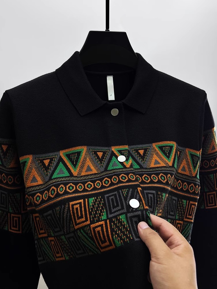 Modny męski kardigan z dzianin – Urban Ethnic Fashion recenzja i cena