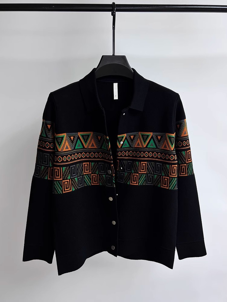 Modny męski kardigan z dzianin – Urban Ethnic Fashion recenzja i cena