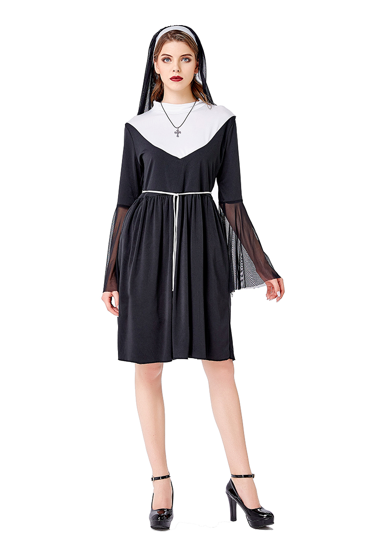 Kostium czarnej zakonnicy na H – Ethnic Fashion Wear recenzja i cena