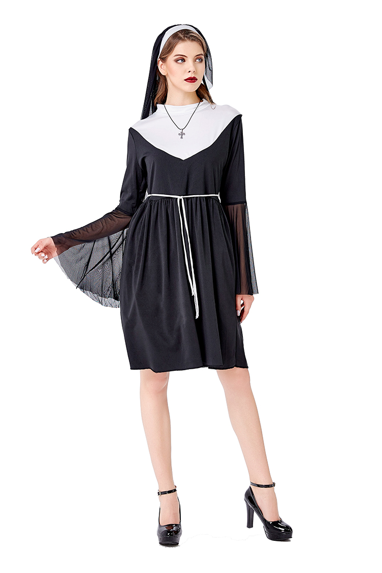 Kostium czarnej zakonnicy na H – Ethnic Fashion Wear recenzja i cena
