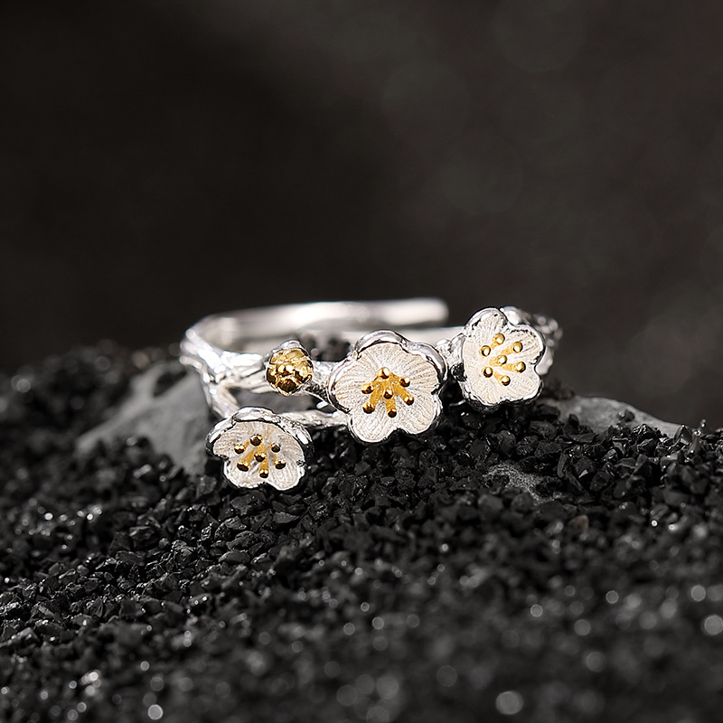 925 Sterling Silver Flower bra – Ethnic Fashion Wear recenzja i cena