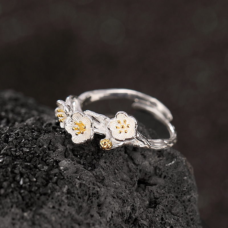 925 Sterling Silver Flower bra – Ethnic Fashion Wear recenzja i cena