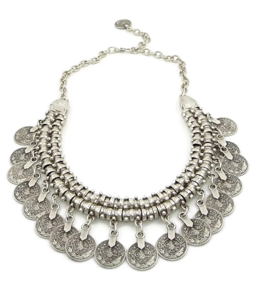Naszyjnik choker z monetami w  – Ethnic Fashion Pakistan recenzja i cena
