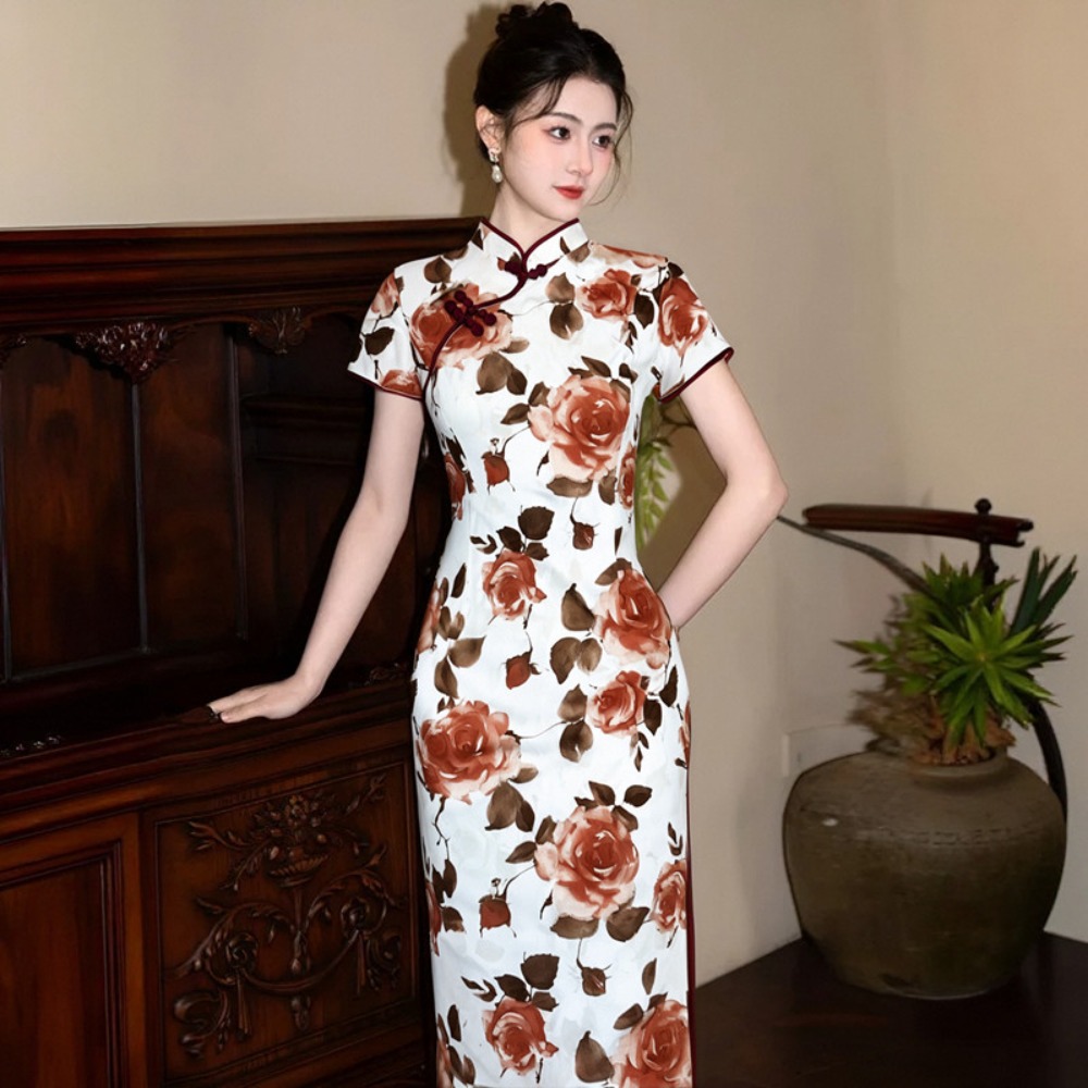 Sukienka Qipao dla kobiet, odz – Ethnic Fashion Wear recenzja i cena