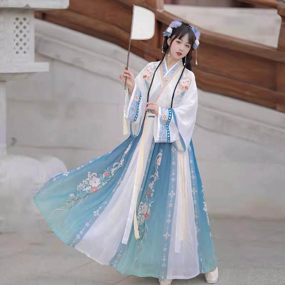 Hanfu chińska tradycyjna sukie – Ethnic Dress Fashion Show recenzja i cena