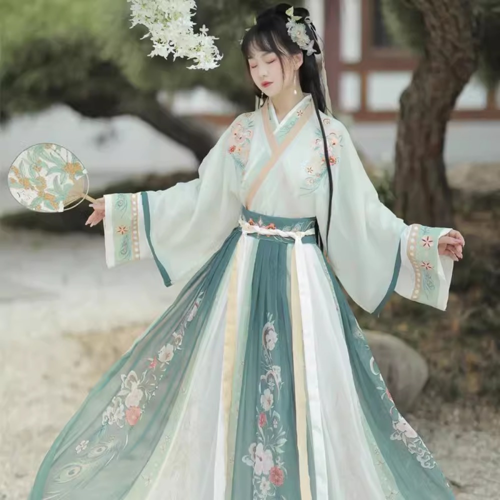 Hanfu chińska tradycyjna sukie – Ethnic Dress Fashion Show recenzja i cena